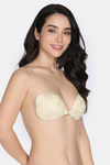 Zivame Padded Non Wired Low Coverage Stick-On Bra - Skin — thumbnail 5