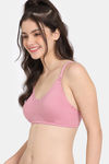 Zivame Double Layered Non Wired 3/4Th Coverage T-Shirt Bra - Polignac — thumbnail 3