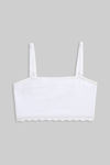 Zivame Girls Double Layered Non Wired Full Coverage Tube Bra - White — thumbnail 1