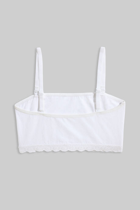 Zivame Girls Double Layered Non Wired Full Coverage Tube Bra - White — image 2