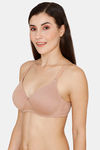 Zivame Padded Non Wired 3/4th Coverage T-Shirt Bra - Roebuck — thumbnail 3