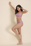 Zivame Freeform Padded Non Wired 3/4Th Coverage Bralette - Pink — thumbnail 5