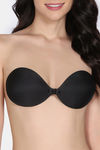 Zivame Padded Non Wired Low Coverage Stick-On Bra - Black — thumbnail 3