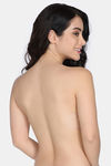 Zivame Padded Non Wired Low Coverage Stick-On Bra - Skin — thumbnail 3