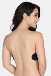 Zivame Padded Non Wired Low Coverage Stick-On Bra - Black — thumbnail 3
