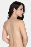 Zivame Padded Non Wired Low Coverage Stick-On Bra - Skin — thumbnail 3