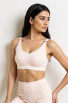 Zivame Unbound Padded Non Wired Full Coverage T-Shirt Bra - Pink — thumbnail 1