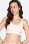 Zivame Unbound Padded Non Wired Full Coverage T-Shirt Bra - Pink — thumbnail 2