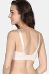 Zivame Unbound Padded Non Wired Full Coverage T-Shirt Bra - Pink — thumbnail 3