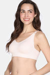 Zivame Unbound Padded Non Wired Full Coverage T-Shirt Bra - Pink — thumbnail 4