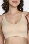 Zivame Unbound Padded Non Wired Full Coverage T-Shirt Bra - Roebuck — thumbnail 5