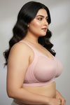 Zivame True Curv Freeform Padded Non Wired Full Coverage Super Support Bra - Peachskin — thumbnail 3