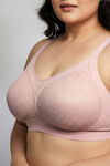 Zivame True Curv Freeform Padded Non Wired Full Coverage Super Support Bra - Peachskin — thumbnail 4
