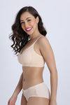 Zivame Freeform Padded Non Wired 3/4th Coverage Tshirt Bra - Skin — thumbnail 2