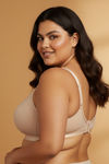 Zivame True Curv Single Layered Non Wired Full Coverage 360 Minimiser Bra - Skin — thumbnail 3