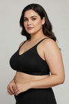 Zivame True Curv Single Layered Non Wired Full Coverage 360 Minimiser Bra - Tap Shoe — thumbnail 3