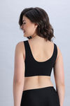 Zivame Freeform Single Layered Non Wired Full Coverage Bralette - Black — thumbnail 3