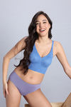 Zivame Freeform Padded Non Wired Full Coverage Lace Bra - Riviera — thumbnail 4