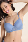 Zivame Beautiful Basic Padded Regular Wired 3/4th Coverage Tshirt Bra - Infinity — thumbnail 4