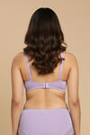 Zivame Padded Non Wired 3/4th Coverage Tshirt Bra - Lavender — thumbnail 3