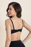 Zivame Padded Non Wired 3/4th Coverage Tshirt Bra - Anthracite — thumbnail 3