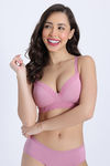 Zivame Padded Non Wired 3/4th Coverage Tshirt Bra - Polignac — thumbnail 2