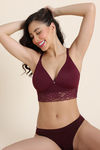 Zivame Padded Non Wired 3/4th Coverage Tshirt Bra - Fig — thumbnail 6