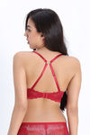 Zivame Enchanted Padded Non Wired 3/4th Coverage Lace Bra - Scooter — thumbnail 4