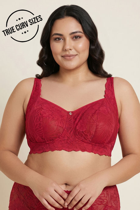 Zivame Enchanted True Curv Double Layered Non Wired Full Coverage Super Support Bra - Scooter Buy Zivame Enchanted True Curv Double Layered Non Wired Full Coverage Super Support Bra - Scooter