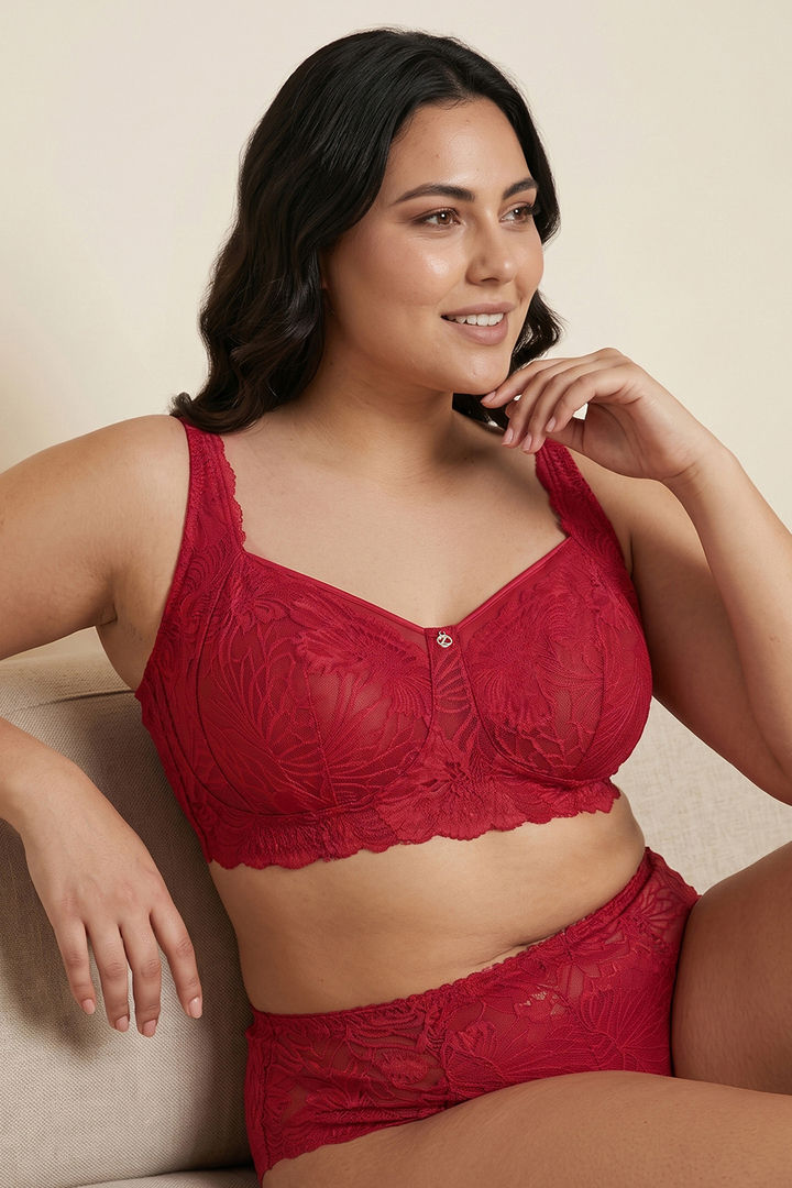Zivame Enchanted True Curv Double Layered Non Wired Full Coverage Super Support Bra - Scooter — image 4