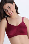 Zivame Single Layered Non Wired Full Coverage Tshirt Bra - Plum — thumbnail 5