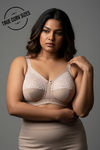 Zivame True Curv Single Layered Non Wired Full Coverage Super Support Bra - Skin — thumbnail 1