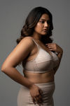 Zivame True Curv Single Layered Non Wired Full Coverage Super Support Bra - Skin — thumbnail 2