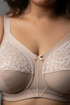 Zivame True Curv Single Layered Non Wired Full Coverage Super Support Bra - Skin — thumbnail 5