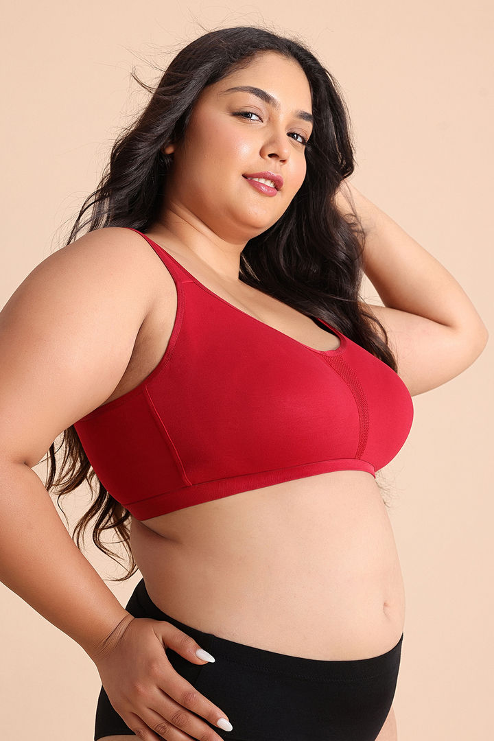 Zivame True Curv Single Layered Non Wired Full Coverage Minimiser Bra - Scooter — image 3
