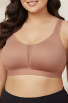 Zivame True Curv Single Layered Non Wired Full Coverage Minimiser Bra - Skin — thumbnail 4