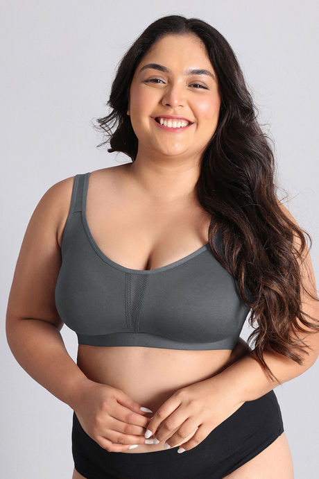 Zivame True Curv Single Layered Non Wired Full Coverage Minimiser Bra - Turbulence — image 2