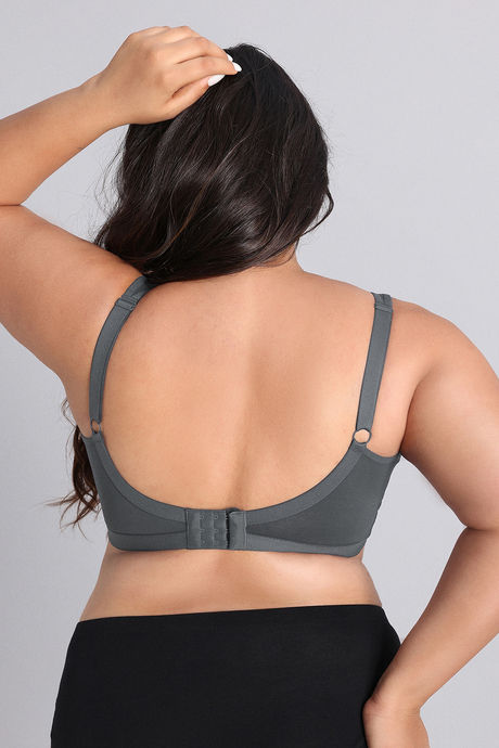 Zivame True Curv Single Layered Non Wired Full Coverage Minimiser Bra - Turbulence — image 4
