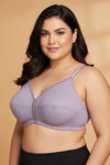 Zivame Beautiful Basic True Curv Single Layered Non Wired Full Coverage Minimiser Bra - Elderberry — thumbnail 3