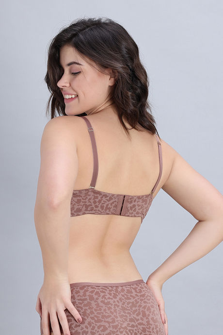 Zivame Power Pulse Padded High Wired 3/4th Coverage Strapless Bra - Clove — image 3