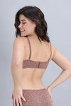 Zivame Power Pulse Padded High Wired 3/4th Coverage Strapless Bra - Clove — thumbnail 3