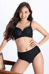 Zivame Padded Regular Wired 3/4th Coverage Tshirt Bra - Anthracite — thumbnail 1