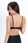 Zivame Padded Regular Wired 3/4th Coverage Tshirt Bra - Anthracite — thumbnail 4