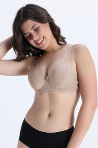 Zivame Padded Regular Wired 3/4th Coverage Tshirt Bra - Roebuck — thumbnail 2