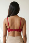 Zivame Lush Cherry Padded Wired 3/4th Coverage Lace Bra - Scooter — thumbnail 3