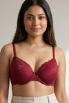 Zivame Lush Cherry Padded Wired 3/4th Coverage Lace Bra - Scooter — thumbnail 5