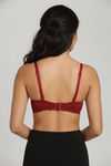 Zivame Padded Non Wired 3/4th Coverage Lace Bra - Scooter — thumbnail 2