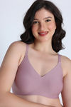 Zivame Freeform Single Layered Non Wired 3/4th Coverage Tshirt Bra - Elderberry — thumbnail 4