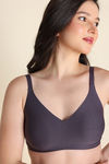 Zivame Freeform Single Layered Non Wired 3/4th Coverage Tshirt Bra - Grey — thumbnail 5