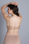 Zivame Freeform Single Layered Non Wired 3/4th Coverage Tshirt Bra - Roebuck — thumbnail 3